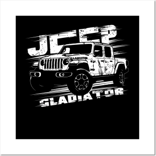 Jeep-gladiator Posters and Art